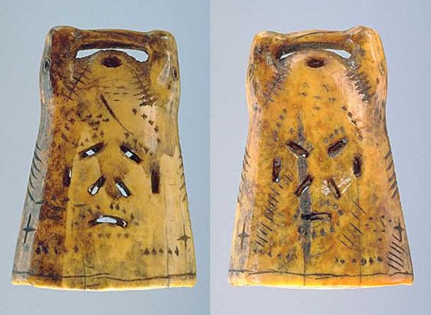 Small bell-shaped Dorset artifacts. Scholars remain uncertain of their purpose, but believe they may have been used in important rituals.