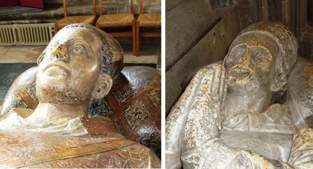 The bishop’s palace has been linked to Bishop John Drokensford (Public Domain) right, and Ralph of Shrewsbury (Public Domain), left.