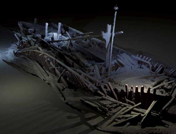 The Black Sea Flower shipwreck, 17th century AD Ottoman wreck in pristine conditions. (Black Sea MAP)