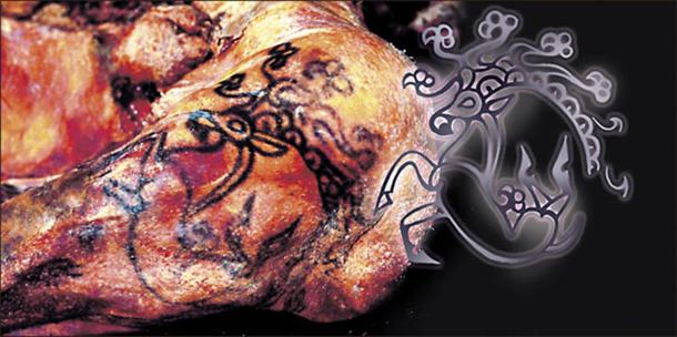 Her body art - seen in our pictures - has won acclaim around the world, and will be visible on her shoulders and fingers despite a decision to cover her modesty.