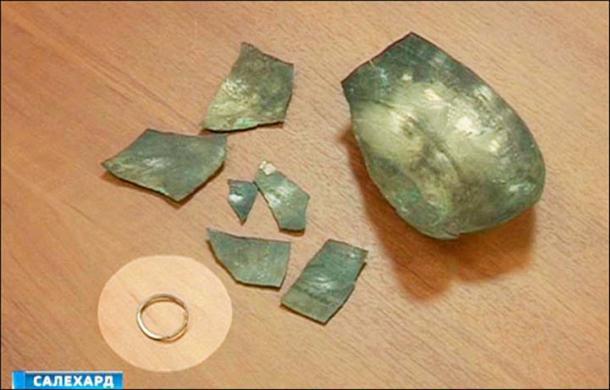 'The parents could afford quite expensive things, especially the bowl - it was imported.' Pictures: Vesti Yamal, Andrey Gusev, Veronika Mogritskaya