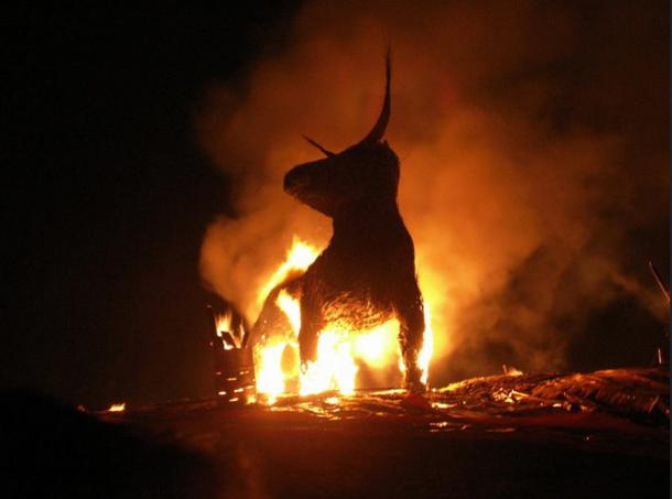 The brazen bull was a Roman torture device where people would be locked inside a metal bull and a fire would be lit below it. (Stuart Yeates / CC BY-SA 2.0)