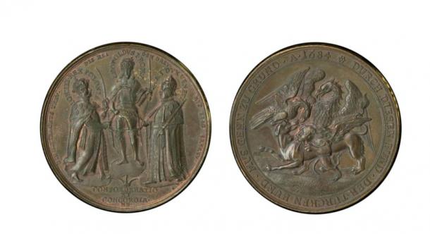 A bronze coin minted to commemorate the formation of the Holy League (Martin Brunner/CC BY-SA 4.0)