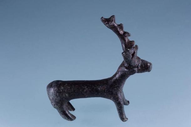 The dig turned up the bronze figurine of a stag dating to the first millennium BC at the mountain of Dülük Baba Tepesi, which neighbors Doliche.