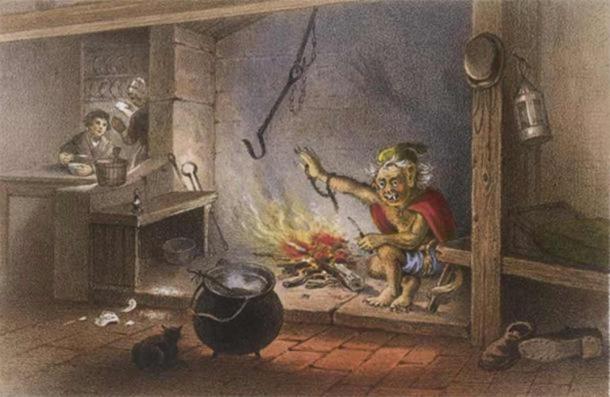 Family brownie of Northern England. (1866) ( Archivist /Adobe Stock )