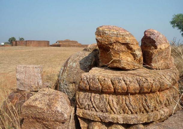 Buddhist remnants at Thotlakonda monastic complex, Visakhapatnam. (CC BY-SA 3.0)
