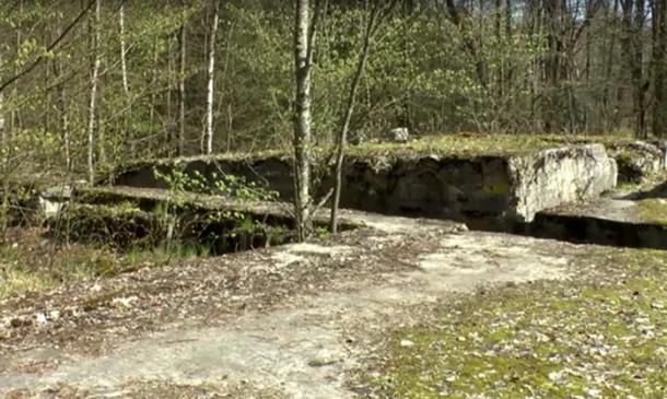 The bunker in Poland where the Amber Room may be located. 