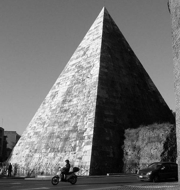 Pyramid of Gaius Cestius, Rome.