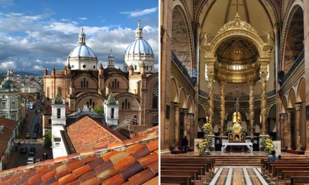 According to Luis, the gold found within the central cathedral in Cuenca, originally came from the Tayos caves.