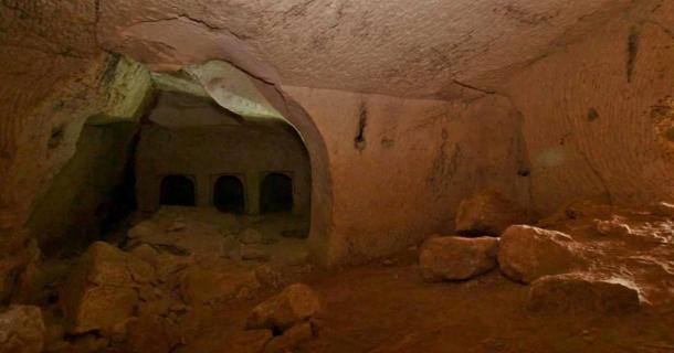 Cueva de Laquis dedicada a la partera de Jesús, Salomé. (Autoridad de Antigüedades de Israel)