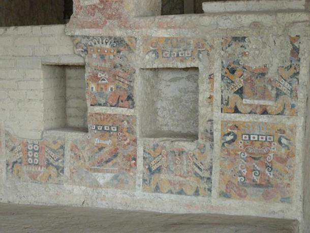 A separated, ceremonial space for use by priests beside the tomb of the 