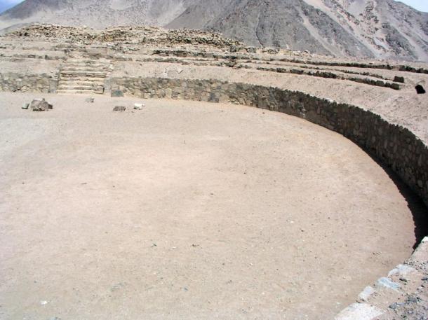 A circular plaza in the city