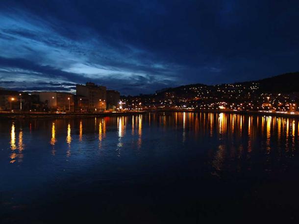 The city of Pontevedra.