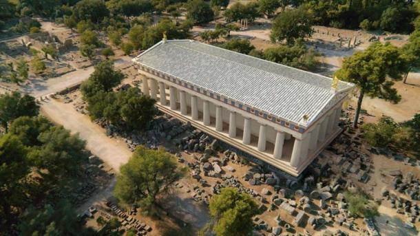 A classical Greek building that is featured in the Olympia AI program. (Ministry of Culture and Sports of the Hellenic Republic)