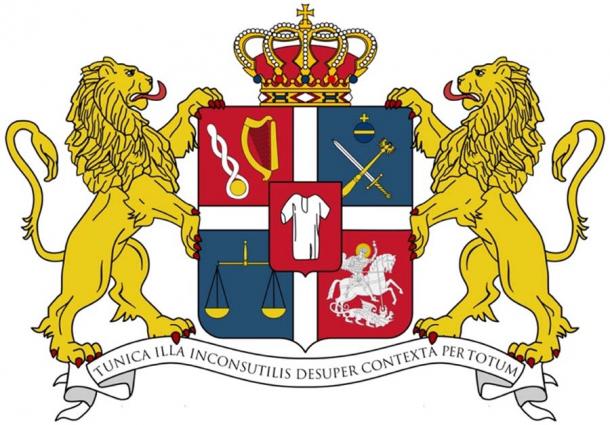 Coat of Arms of the Royal House of Bagrationi. (ComtesseDeMingrelie / CC BY-SA 3.0)