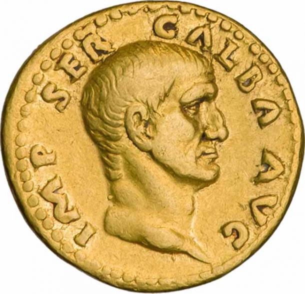 A coin from the brief reign of Galba. (The British Museum/CC BY 3.0)