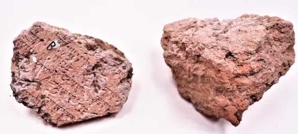 Los investigadores utilizaron una colección de piedras de barro que contenían minerales magnéticos que registran campos magnéticos cuando se calientan o queman. De hecho, ciertas rocas y ciertos materiales contienen minerales que reaccionan al campo magnético como la aguja de una brújula. (Universidad de Tel Aviv)