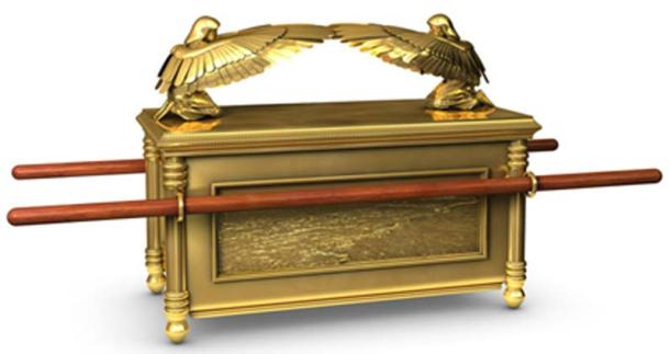 Figure 5. A computer generated image of the Ark of the Covenant. This image conforms to the specifications and measurements given in the Book of Exodus.
