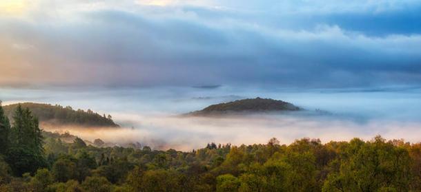 Just outside Aberfoyle is a strange conical hill known as the Fairy Knowe. According to legends, Reverend Kirk’s soul is believed to still be kept captive in the Fairy Queen's Palace underneath the Knowe