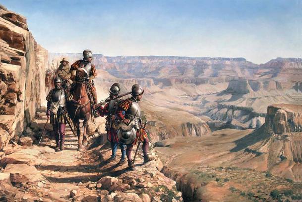 La conquista del Colorado, de Augusto Ferrer-Dalmau, describe la Expedición Coronado de 1540 a 1542. (Augusto Ferrer-Dalmau Nieto / CC BY-SA 4.0)
