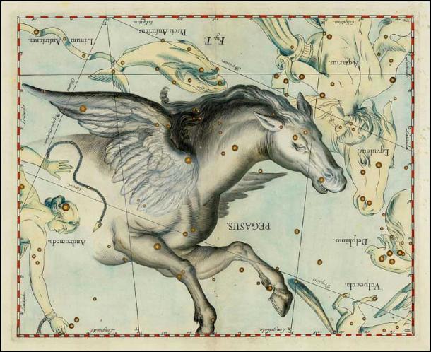 The constellation of Pegasus, by Jogannes Hevelius. (Public domain)