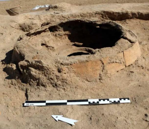El dispositivo de enfriamiento conocido como zeer, que funciona como un refrigerador antiguo, fue descubierto durante excavaciones recientes en Lagash. (Proyecto Arqueológico Lagash)