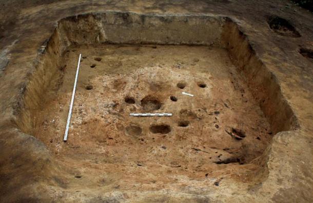 'This crypt was very large, and we spent two seasons excavating it.' 