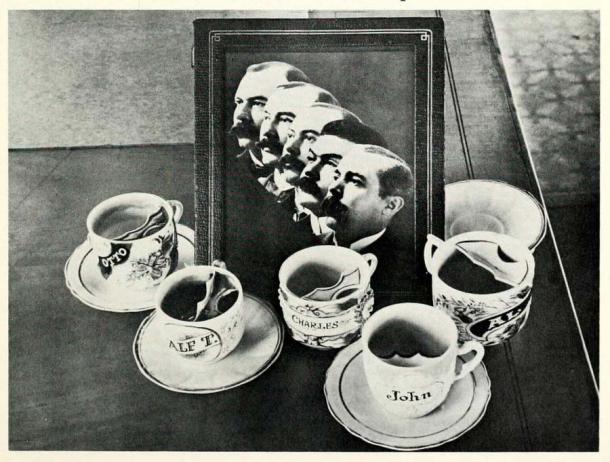 The Ringling Brothers, an American traveling circus company, and their moustache cups. (Charmainezoe’s Marvelous Melange / CC BY 2.0)