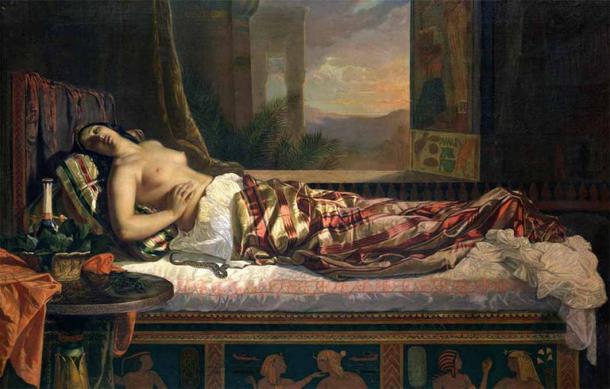 La muerte de Cleopatra de German Von Bohm (1841) (CC BY-SA 3.0)