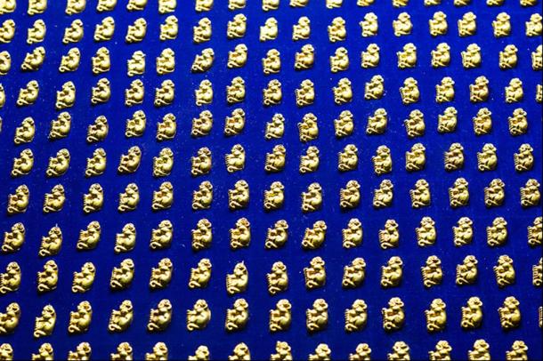 His outer clothes, probably a kind of kaftan, had been decorated with thousands of small panther figures, each 2-to-3 centimetres in length.