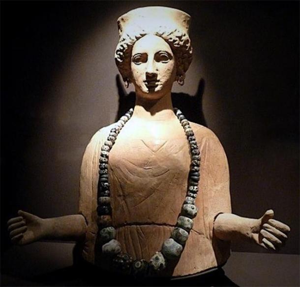 Ancient Carthaginian deity Tanit, Ibiza. (Provided by the author)