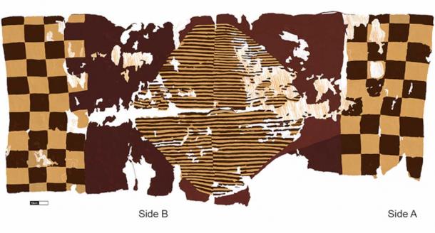 Изображение туники инка или унку, найденной в северной части Чили, с точки зрения ткачей. (Correa-Lau, J., et. al. / CC BY 4.0)