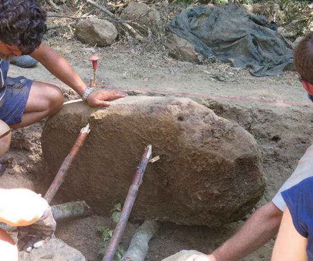 The discovery of the inscription.