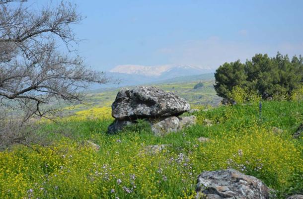 The 4,000-year-old dolmen.