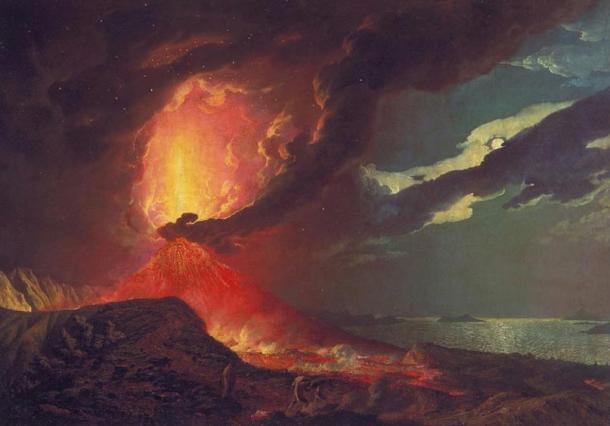 The dramatic eruption of Mt Vesuvius came earlier than the Late Antique Little Ice Age, in 79 AD.