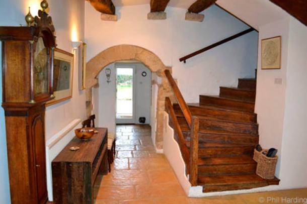 The entrance hall in Saltford Manor