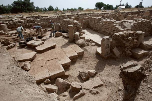 Archaeologists excavate the abbey of St. Solomon at Dülük Baba Tepesi, which is a mountain near Doliche where Romans and later Christians worshiped their various gods.