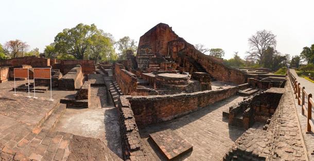 The excavated ruins of Nalanda University Site, India (Thotsaporn / Adobe Stock)