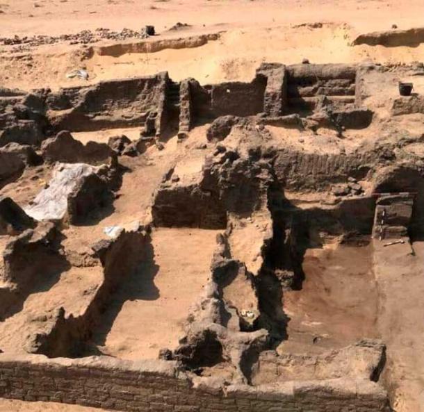 The excavation site at Qwaisana Archaeological Compound (Egyptian Ministry of Tourism and Antiquities)