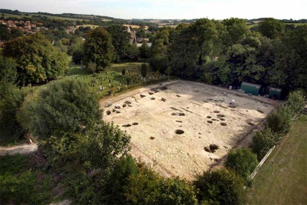 Las excavaciones en Lyminge en Kent han revelado información sobre la resistencia monástica frente a las incursiones vikingas. (Dr. Gabor Thomas/Universidad de Reading)