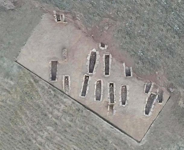 Panorama of the tomb excavation. (Chinese Academy of Social Sciences / China Archaeology Network)
