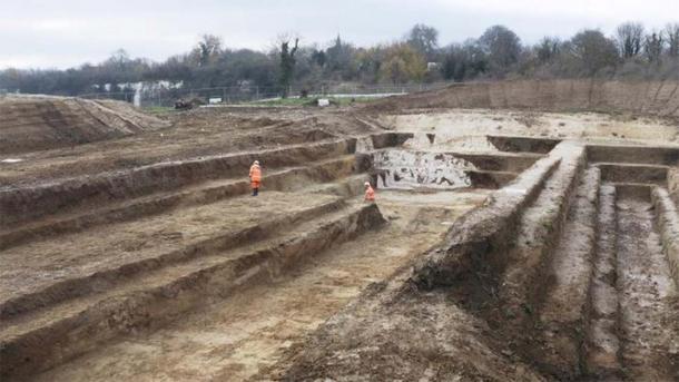 Extensive excavations at the site have thrown up exciting discoveries at the Maritime Academy School site in Frindsbury. (Archaeology South-East/ UCL)