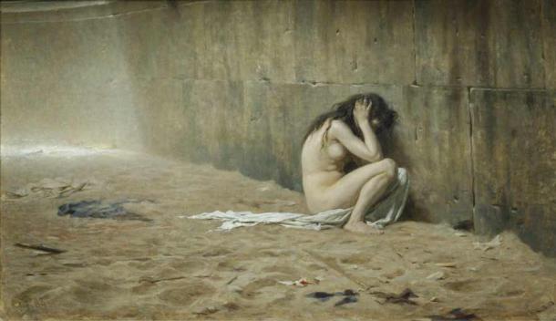 The experience of a Roman execution was unspeakable, as depicted in this painting by Valdemar Irminger. (Public domain)