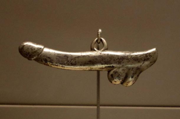 The fascinum, or penis pendants, were worn by children to ward off illness. (David Perez / CC BY 4.0)
