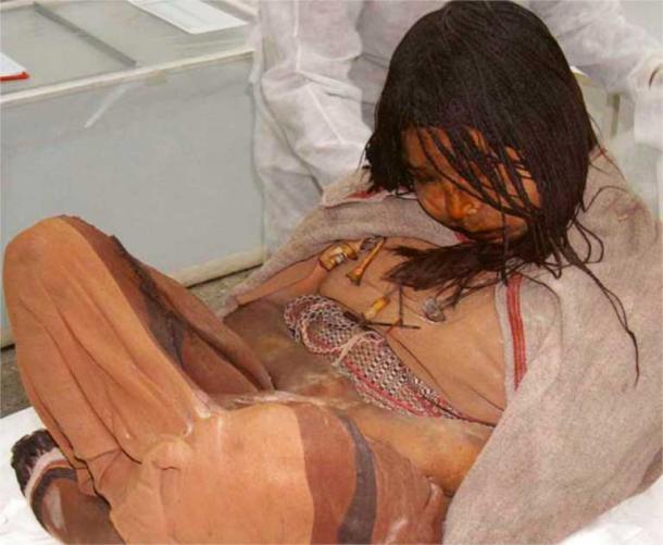 One of the female capacocha victims recovered from Llullaillaco (GrooverPedro / CC BY 2.0)