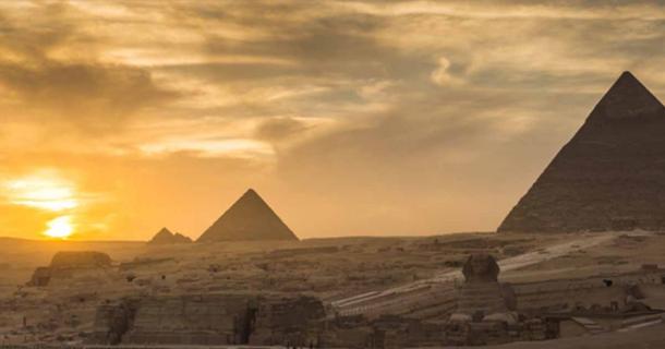 General view of pyramids from the Giza Plat in Egypt. Source: kanuman/Adobe Stock