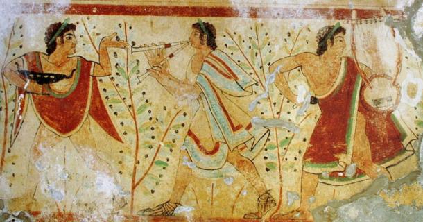 Etruscans Togas.