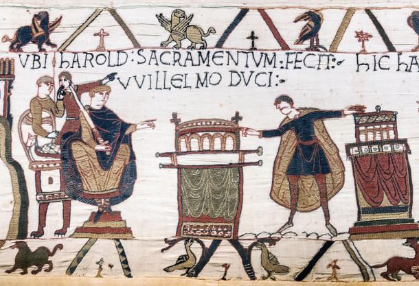 Bayeaux Tapestry scene 23