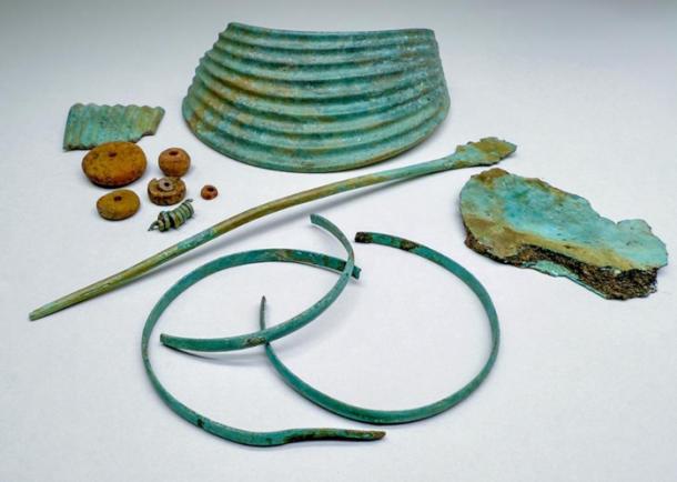 Bronze age jewelry hoard from Lower Saxony, Germany.