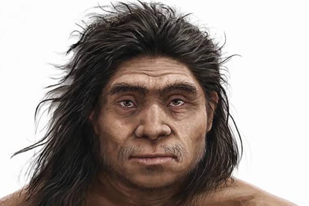 An illustrated reconstruction of a Denisovan, provided by the authors of the study.